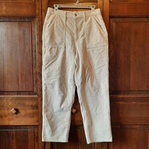 Universal Thread Vintage Straight cream corduroy straight leg trouser pants 10